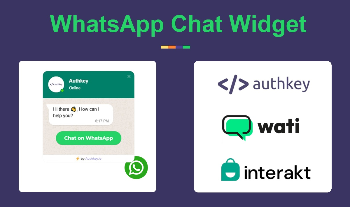 WhatsApp Chat Widget Face-Off: Compare Features, Pricing & Use Cases Across Authkey, WATI & Interakt