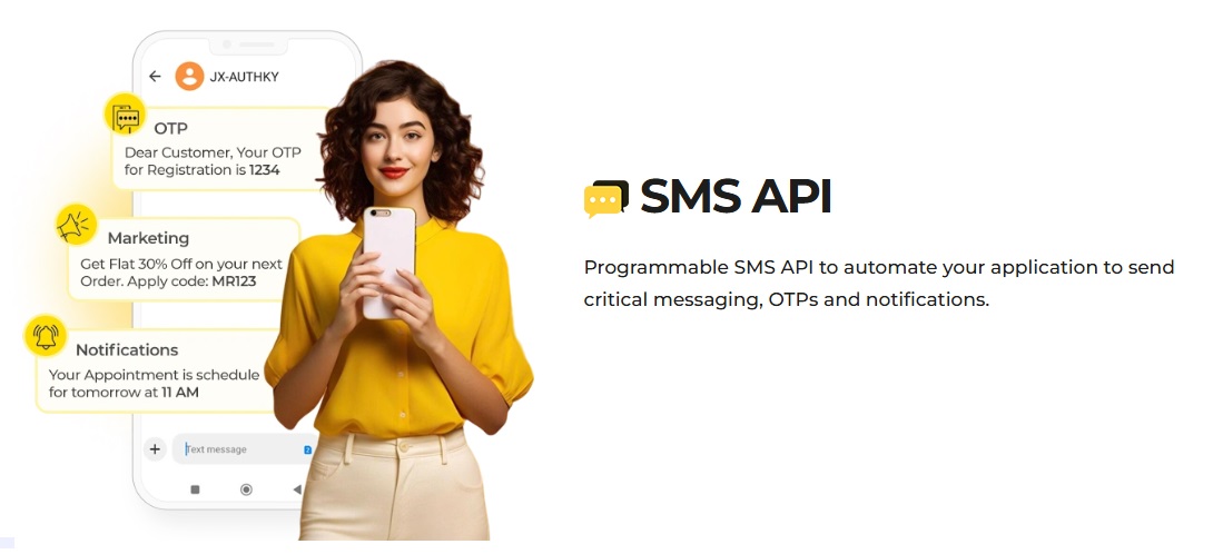 Authkey: SMS API Service