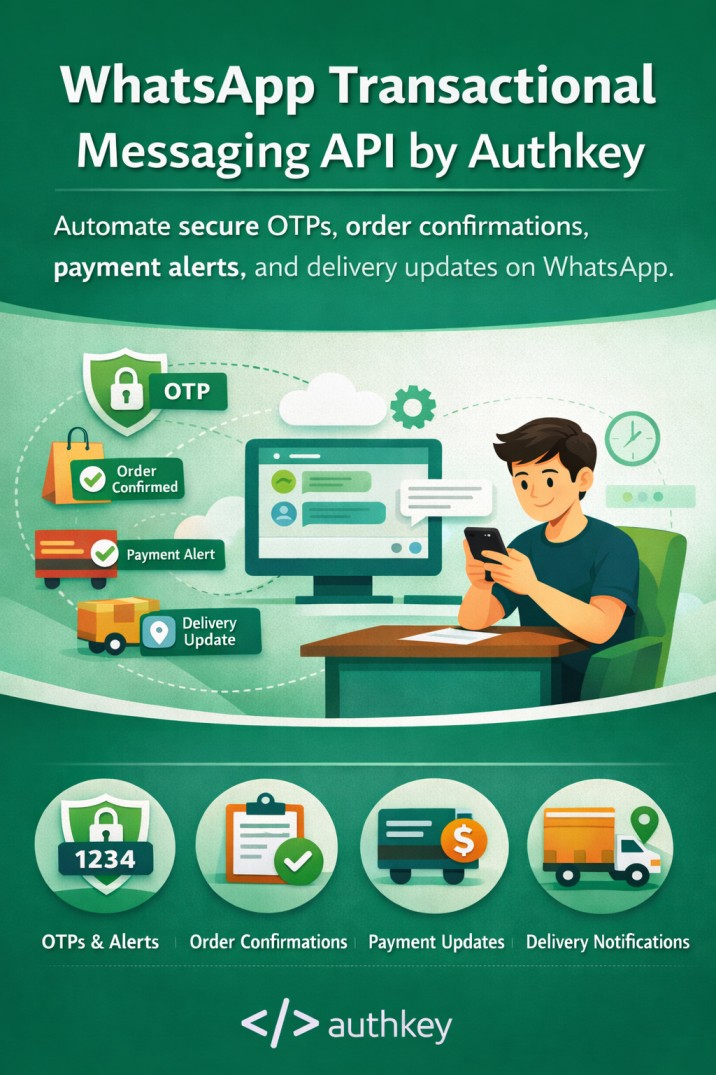 WhatsApp Transactional messaging API