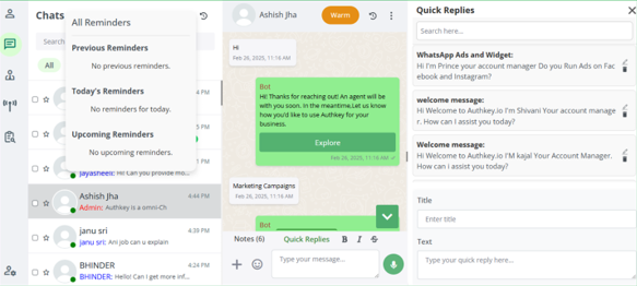 WhatsApp CRM