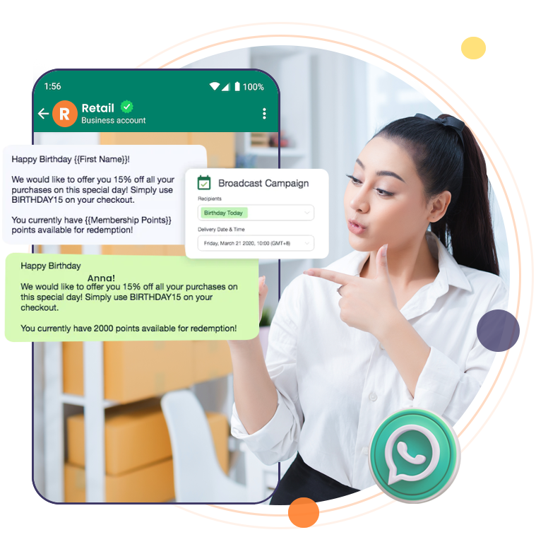 Personalised Customer Engagement via WhatsApp Business | Authkey.io