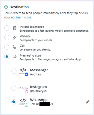 Create Ad in Meta Ads Manager